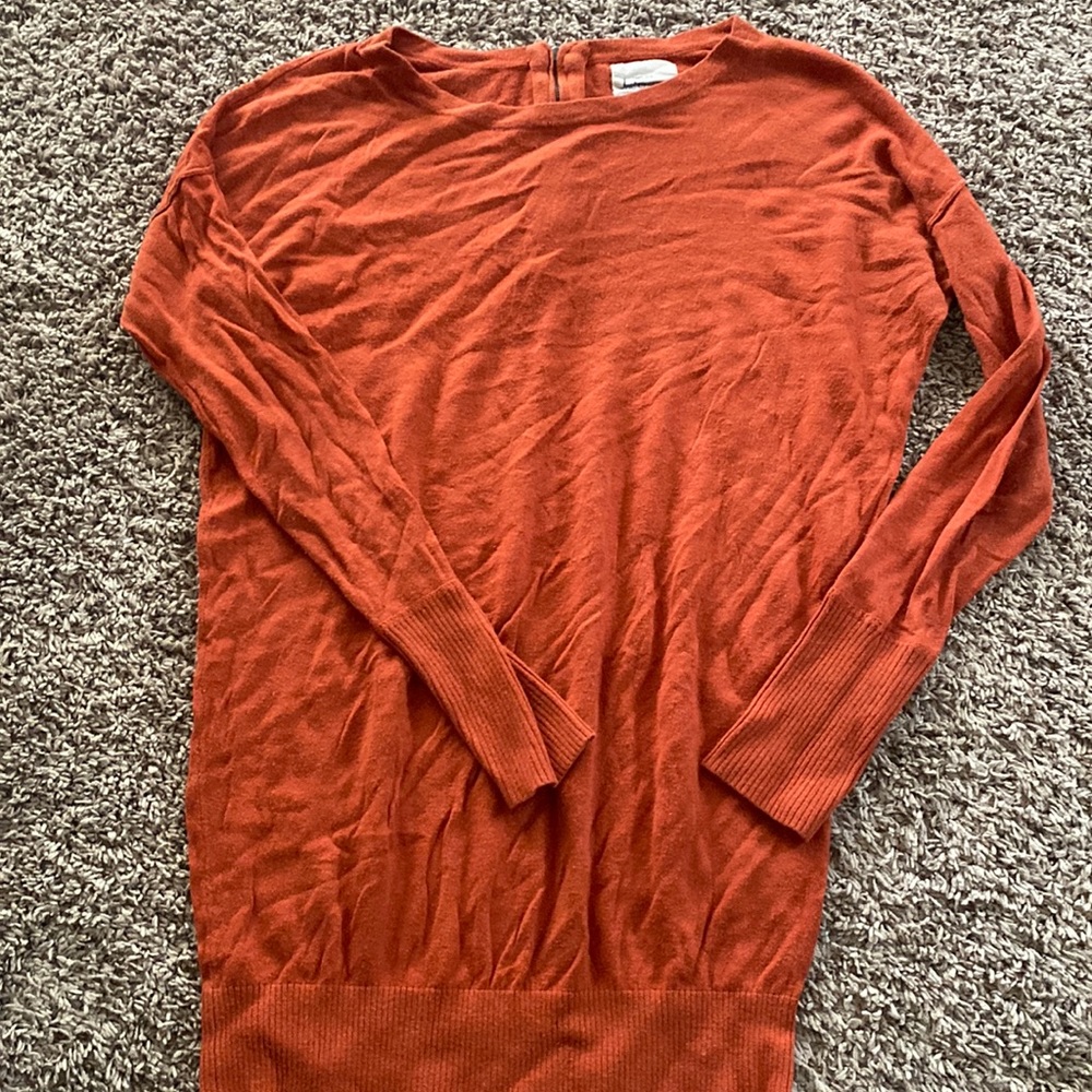 Between me and you orange tunic